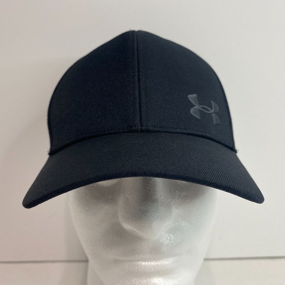Under Armour Snapback Hat Black Embroidered Logo on Black Womens Cap NWoT - Picture 1 of 9